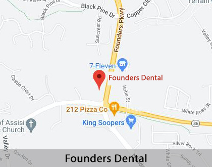 Map image for Which is Better Invisalign or Braces in Castle Rock, CO
